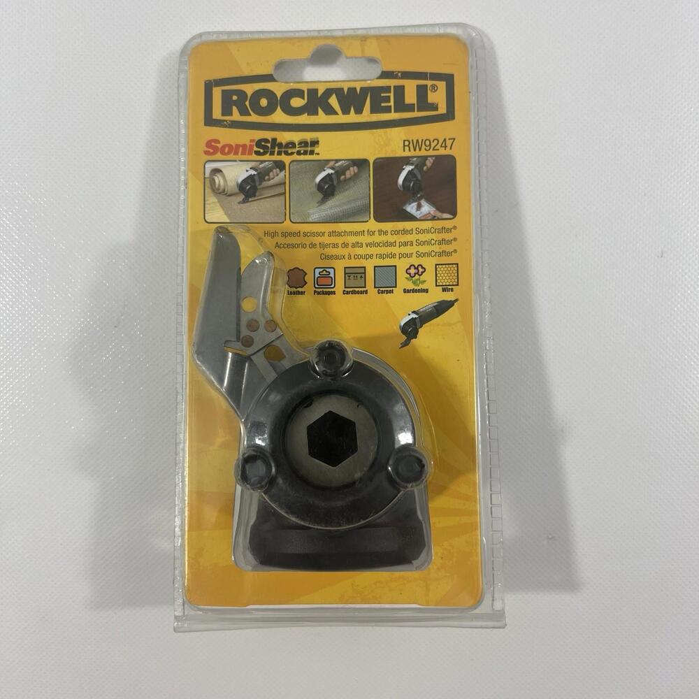 Rockwell RW9247 SoniCrafter SoniShear High Speed Scissor cuts material to 5/16"